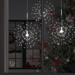 VidaXL Outdoor Christmas Firework Lights 10pcs Cold White 50cm 1400LEDs