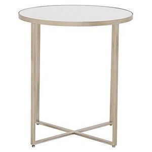 Torrance Lamp Table - Silver