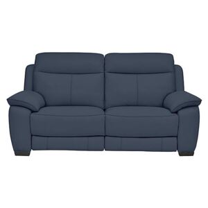 Starlight Express 2 Seater Leather Recliner Sofa with Power Headrests - Blue- World of Leather