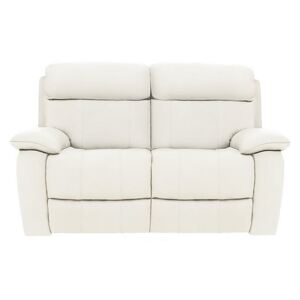 Moreno 2 Seater Leather Sofa - White- World of Leather