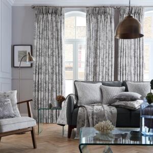 Haldon Curtain Fabric Silver