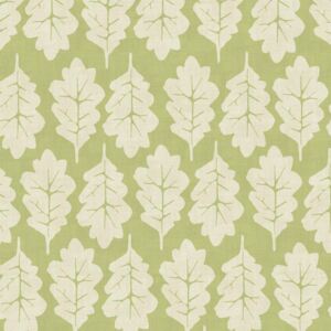Oak Leaf Curtain Fabric Pistachio