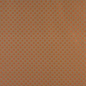 Honeycomb Curtain Fabric Burnt Orange