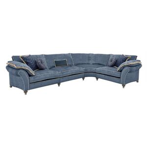 Duresta - Princeton Medium Fabric Corner Sofa - Blue