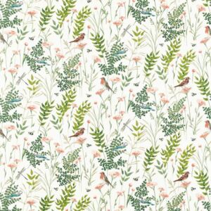 Gardenia Curtain Fabric Blush