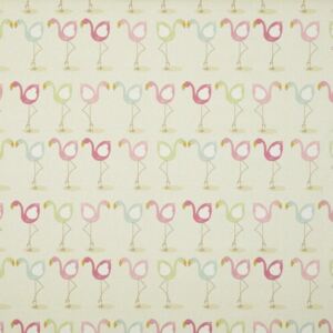 Flamingo Curtain Fabric Multi