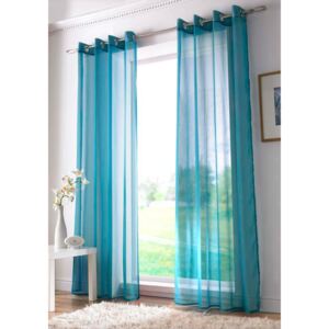 Plain Ring Top Voile Teal