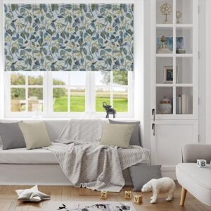 Linda Barker Octavias Tangle Cotton Roller Blind Ochre Cream ochrecream