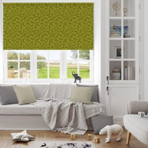 Linda Barker Ursulas Vine Cotton Blackout Roller Blind Ochre