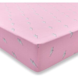 Sassy B Lip Service Fitted Sheet Pink