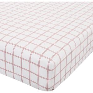 Catherine Lansfield Brushed Tartan Check Fitted Sheet Red