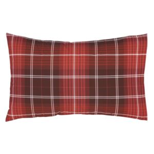 Catherine Lansfield Brushedtartan Check Pair of Housewife Pillowcases Red