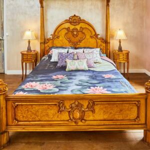 The Chateau - Moonlit Lily Garden Bedding Set Dusk