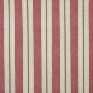 Vintage Stripe Curtain Fabric Pink