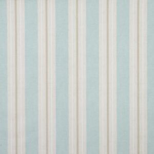 Vintage Stripe Curtain Fabric Duckegg