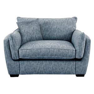 Living Proof Sofas - Griffin Fabric Snuggler Chair - Blue