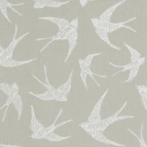 Fly Away Curtain Fabric Taupe
