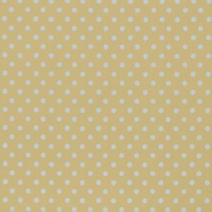 Cath Kidston Button Spot Curtain Fabric Yellow