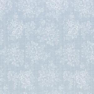 Cath Kidston Washed Rose Curtain Fabric Grey