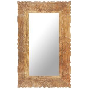 VidaXL Mirror 80x50 cm Solid Mango Wood