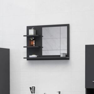 VidaXL Bathroom Mirror Grey 60x10.5x45 cm Chipboard