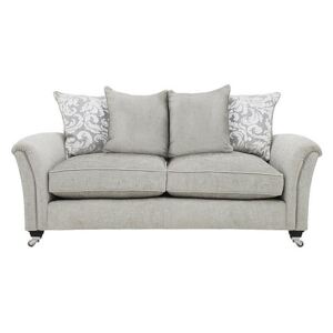 Parker Knoll - Devonshire Large 2 Seater Pillow Back Fabric Sofa - Grey