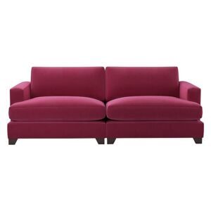 The Lounge Co. - Lorrie 4 Seater Fabric Sofa - Pink
