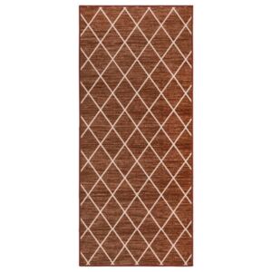 Carpet Runner Dark Brown 80x250 cm