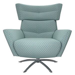 The Lounge Co. - Hermione Jacob Fabric Armchair - Blue