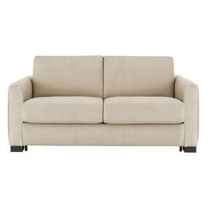 Nicoletti - Alcova 2 Seater Fabric Sofa Bed with Box Arms - Beige