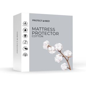Protect A Bed Cotton Mattress Protector, Small Single