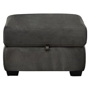 Compact Collection Petit Fabric Storage Footstool - Grey