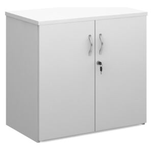 All White Cupboard, 1 Shelf - 80wx47dx74h (cm)