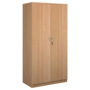 Multi Storage Double Door Cupboards, 102wx55dx200h (cm), Beech