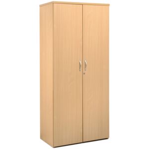 Tully Double Door Cupboards, 1 Shelf - 80wx47dx74h (cm), Beech