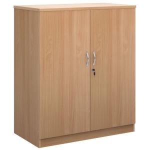 Multi Storage Double Door Cupboards, 102wx55dx120h (cm), Beech