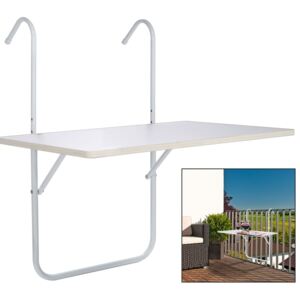 HI Balcony Folding Table Wte 60x40x1.2cm