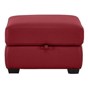 Compact Collection Midi Leather Footstool- World of Leather