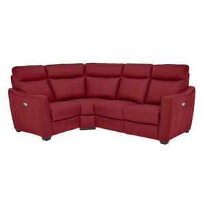 Compact Collection Midi Leather Power Recliner Corner Sofa- World of Leather