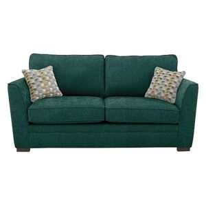 The Delight 2 Seater Classic Back Fabric Sofa - Teal