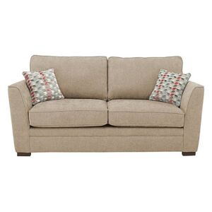 The Delight 2 Seater Classic Back Fabric Sofa - Mink