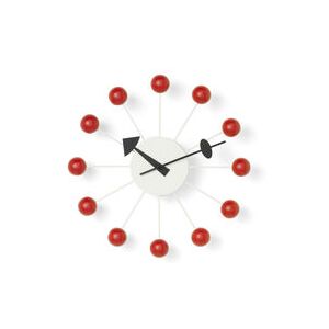 Ball Clock Wall clock - / By George Nelson, 1948-1960 / Ø 33 cm by Vitra Natural wood