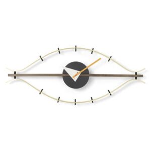 Eye Clock Clock - / By George Nelson, 1948-1960 / L 76 cm by Vitra Gold/Metal