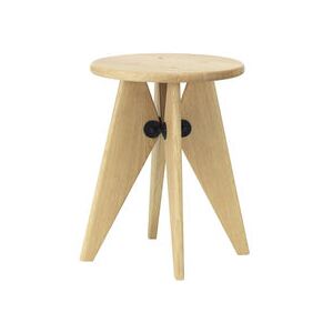 Solvay Stool - / By Jean Prouvé, 1941 by Vitra Natural wood