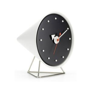 Desk Clocks - Cone Clock Desk clock - / By George Nelson, 1947-1953 by Vitra White