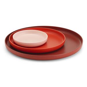 Trays Tray - / Set of 3 - Ø 40 cm / ABS by Vitra Red