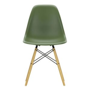 DSW - Eames Plastic Side Chair Chair - / (1950) - Light wood by Vitra Green
