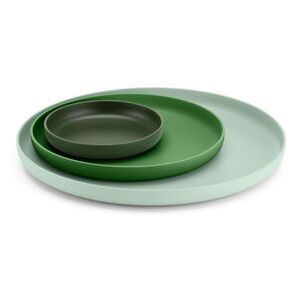 Trays Tray - / Set of 3 - Ø 40 cm / ABS by Vitra Green