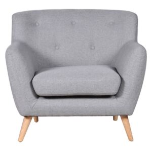 Serena Fabric Armchair, Light Grey