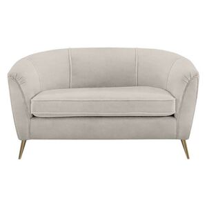 Amelie Boutique 2 Seater Fabric Sofa - Silver